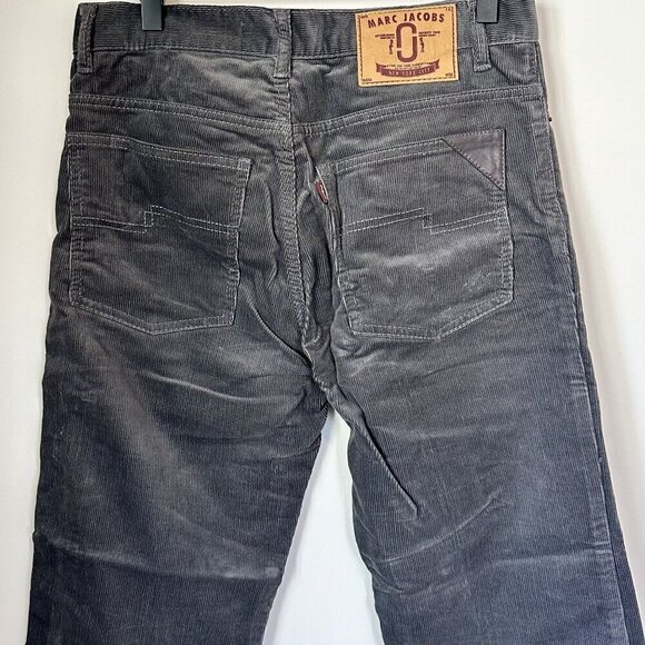 Marc Jacobs Retro Gray Corduroy Pants - Size: 27 - Picture 6 of 8